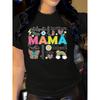 Women's Mother's Day T-shirt Mother's Day Gift The Spanish Phrase 'Mama' Printed On It Daily Women's Clothing Breathable