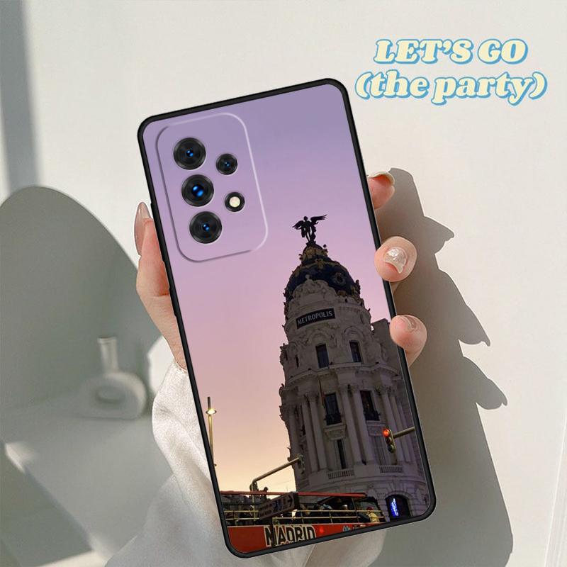 Madrid Capital Spain phone case For Samsung Galaxy A42 A31 A40 A51 A71 A32 A80 A91 A52 A72 A73 A20e A21S A50 A70 A11 A12 Cover