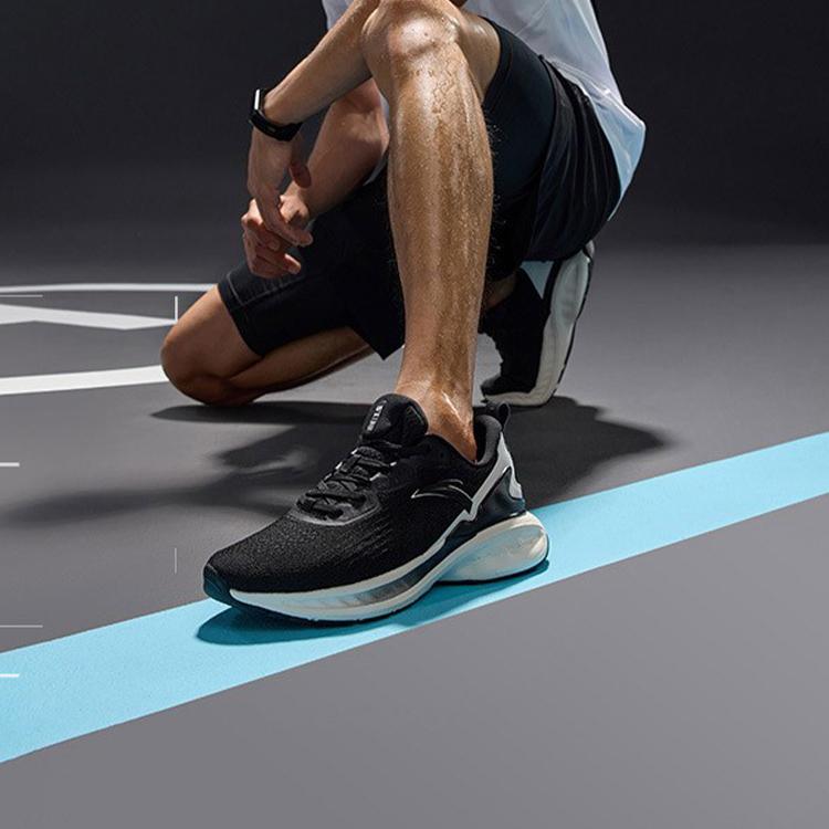 Anta 1.5 Big Data Cushioning Breathable Wear-Resistant Non-Slip Low-Top Casual Running Shoes Men Sneaker Black White 112135586-1
