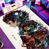Demon Slayer Print Rug, Washable Floor Carpet, For Entryway Dorm Laundry Room Office Study, Home Decor Birthday Christmas Gift