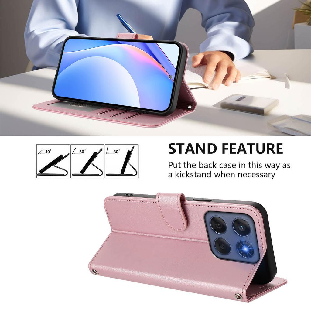 Magnetické kožené pouzdro na telefon pro Motorola Moto Edge 60 50 Pro 50 Neo 50 60 Fusion 60S Edge 60 Stylus Flip Peněženka Zadní kryt Funda