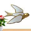 Resin Swallow Decorative Mirror Swallow-Shaped Vintage Handmade Ornament Wall Mirrors For Bathroom Bedroom Living Room