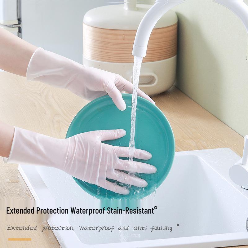Disposable Nitrile Gloves for Comfortable Waterproof Cleaning
