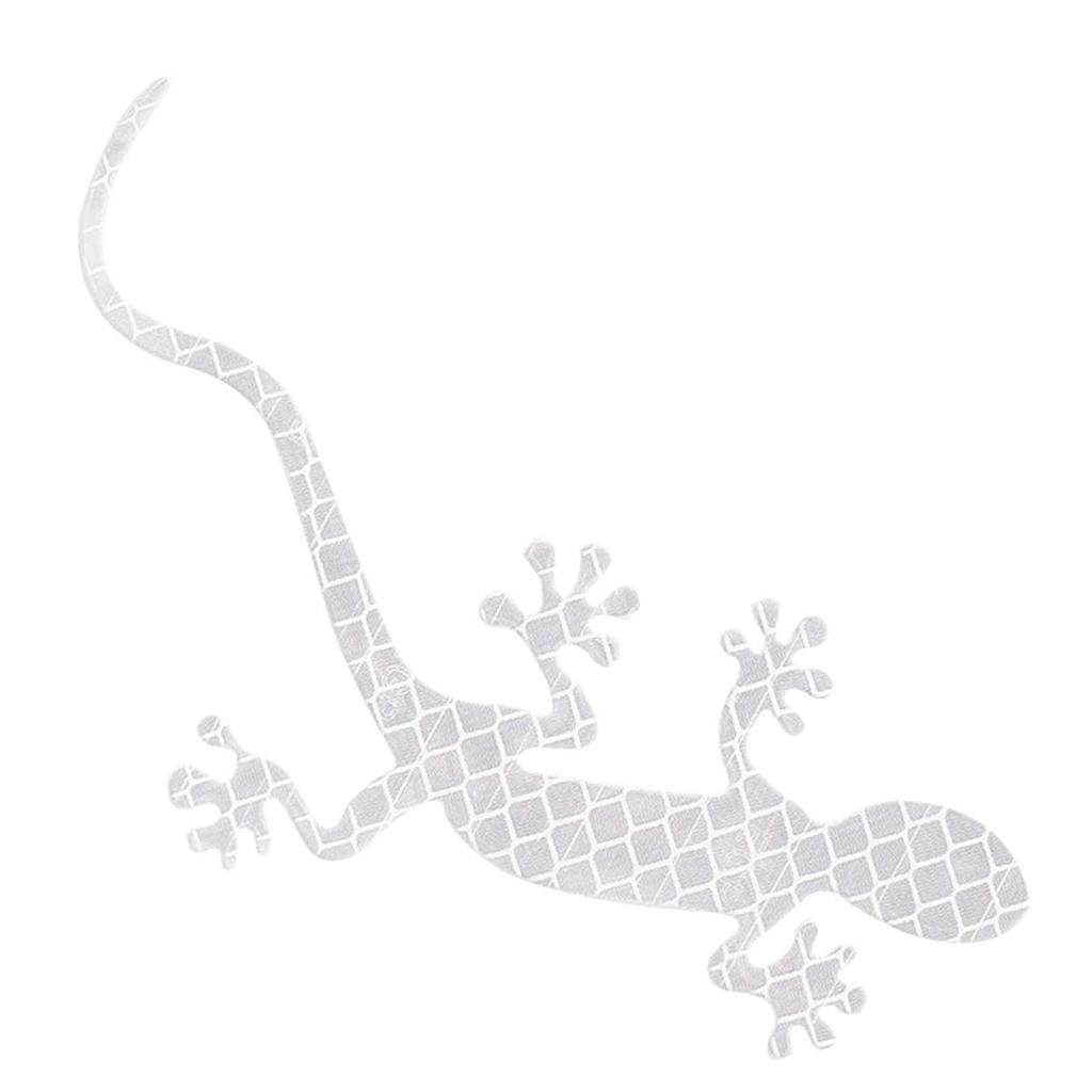 Car Gecko Sticker,Creative Reflective Strip Sticker for Car - Car Reflective Decal, High Intensity