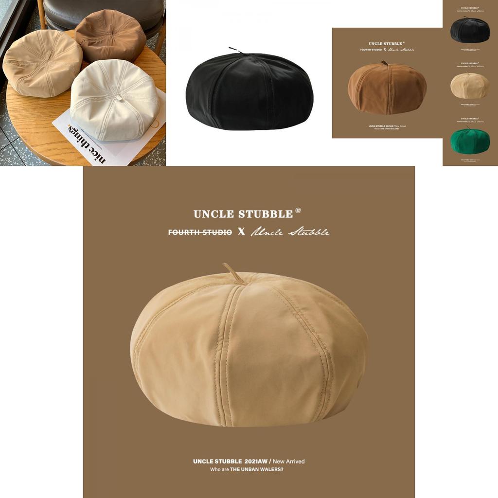 Elegant Pure Cotton Beret Hat For Women Spring Summer New Fashion Versatile Design