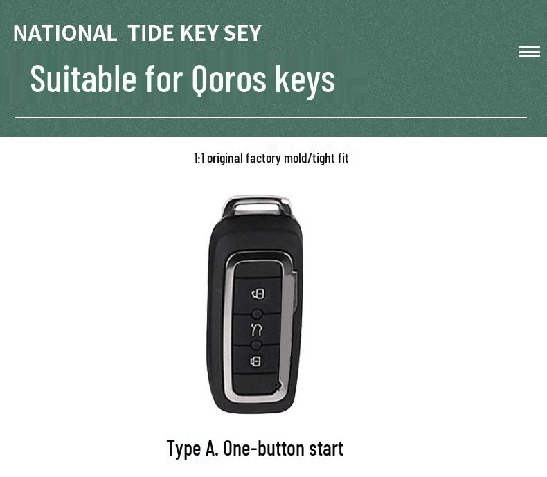 Qoros 3, 5, 7 Key Bag & Protective Cover for Cars & SUVs