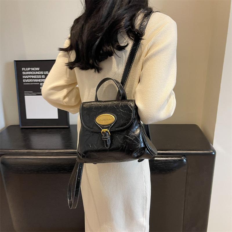 2025 autumn new thousand bird grid backpack niche design portable backpack travel bag premium texture bag women