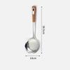 Anti-scald Filter Spoon Long Handle Oil Skimmer Scoop Flour Noodle Dumplings Sieve  Oil Skimming
