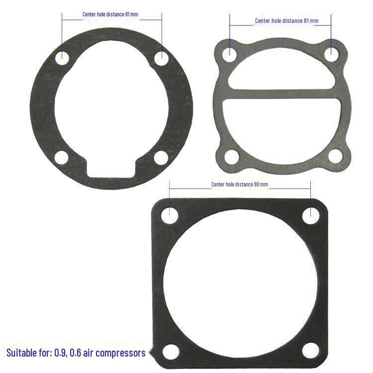 Air Compressor Accessories: Asbestos Paper and Steel Cylinder Gaskets, Inflation Pump Valve Sheet