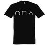 Youth Designz Triangle Square Circle Mens T-Shirt Symbols Logo Series Game Fun