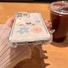 For iPhone 17 Air 11 13 15 12 14 16 Pro Max XS XR X 8 7 Plus 17E Floral And Leaf Graphics Transparent Soft TPU Phone Case Cover