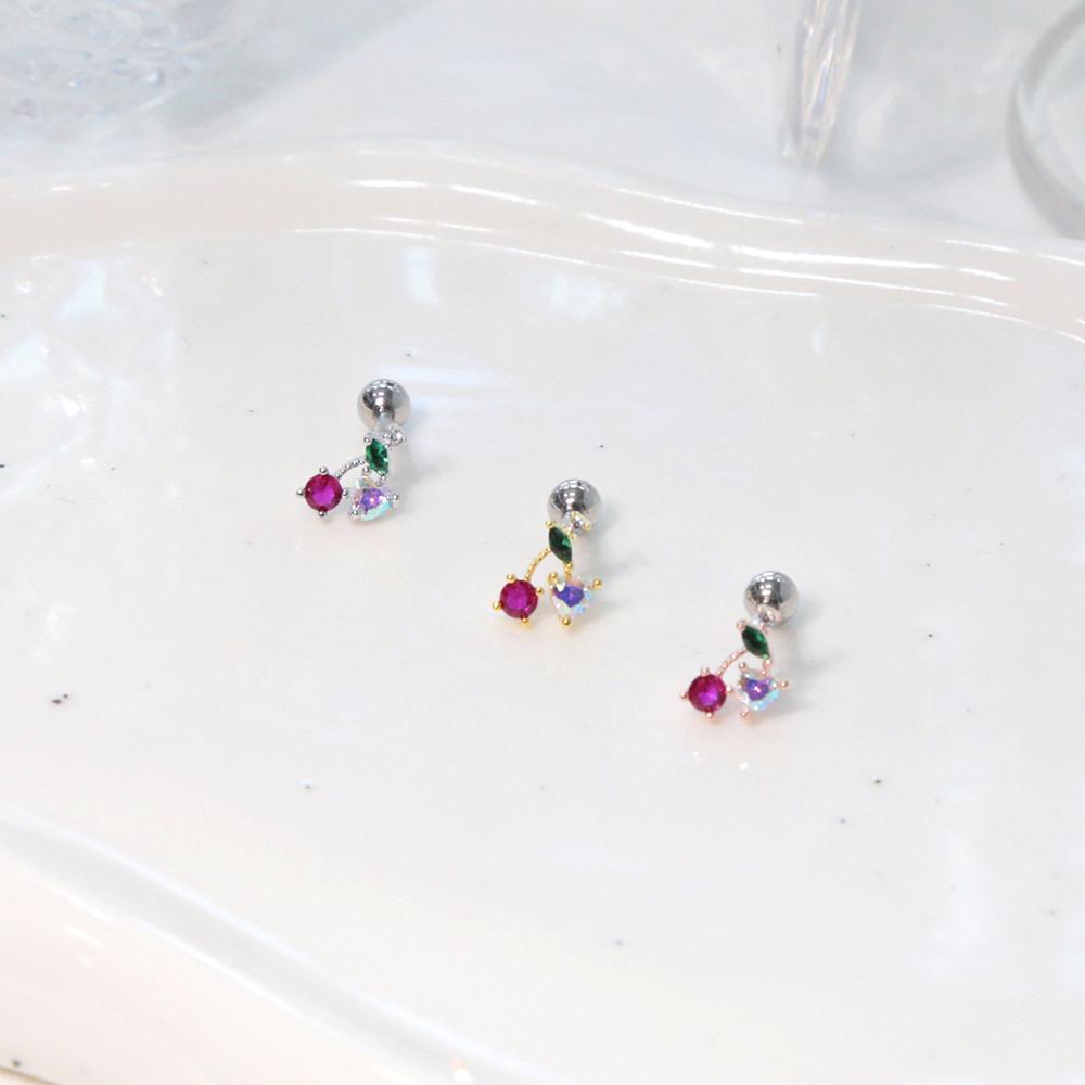 Dieuamour Cherry Cubic Surgical Piercing 3 Colors