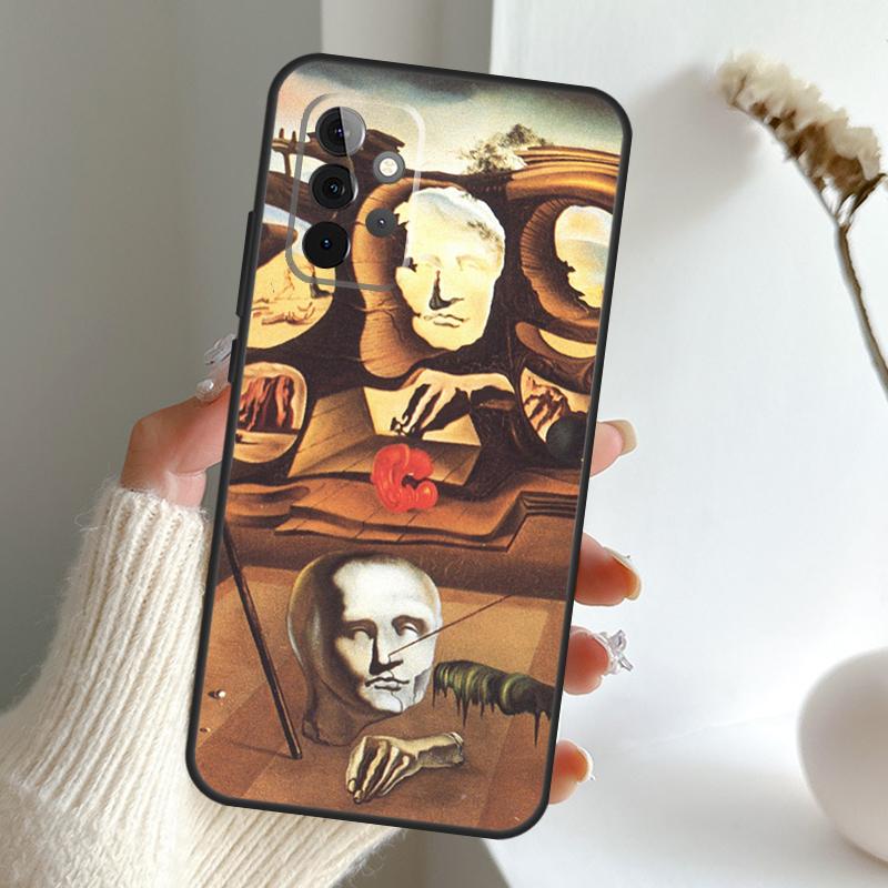 Salvador Dali Painting Case For Samsung Galaxy A13 A33 A53 A06 A17 A56 A36 A26 A16 A15 A35 A55 A34 A54 A52 A12 A32