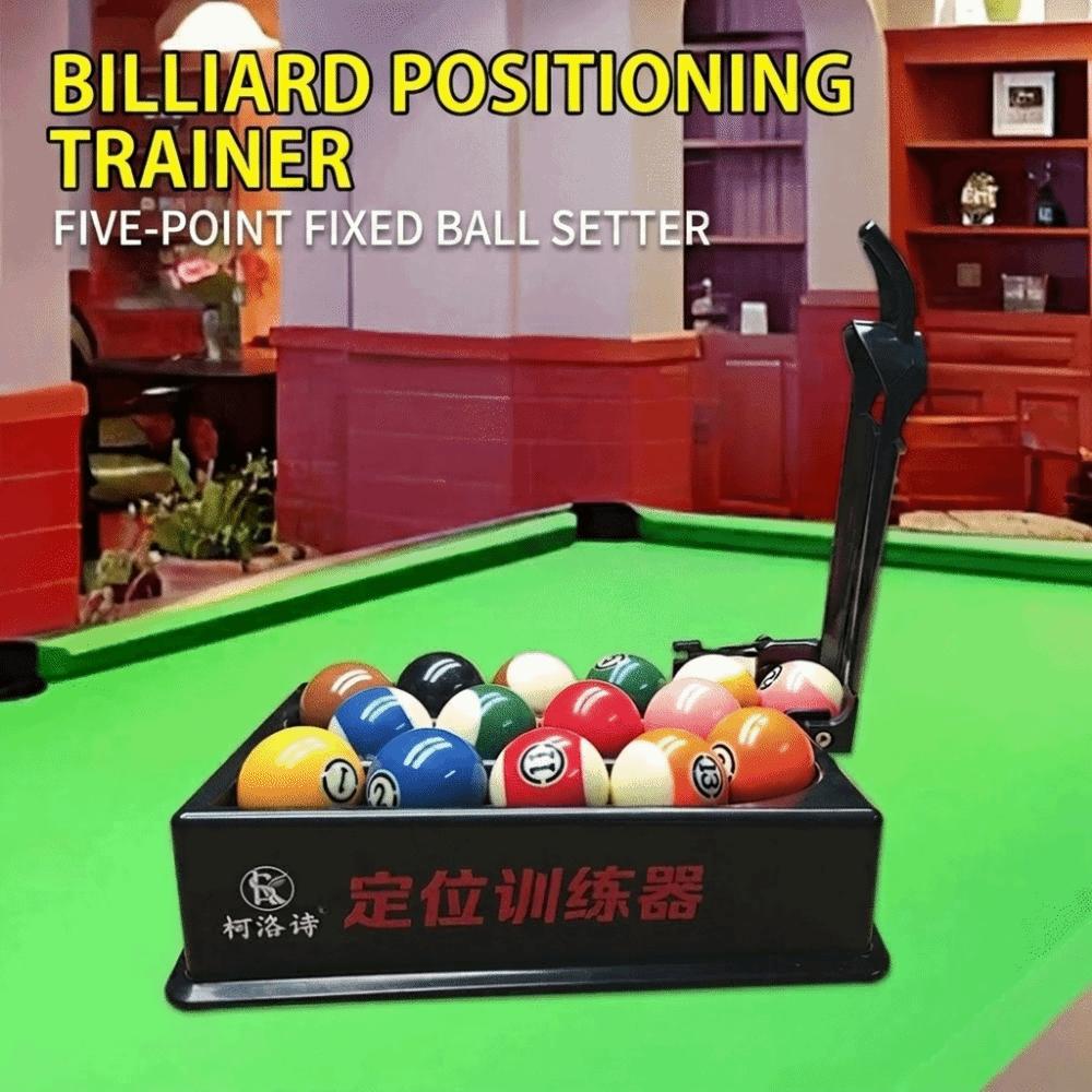 Supporto antiscivolo per biliardo 5 punti Dispositivo di posizionamento palline da biliardo Accessori per biliardo
