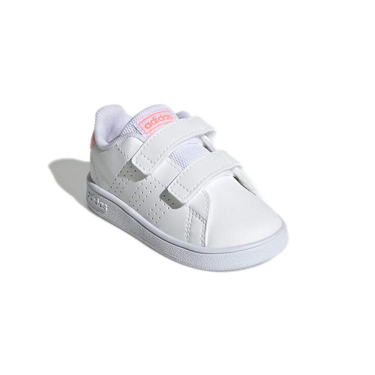 Adidas Neo ADVANTAGE Comfortable Abrasion Resistant Low top Toddler Shoes White Infant And Toddler GW0454