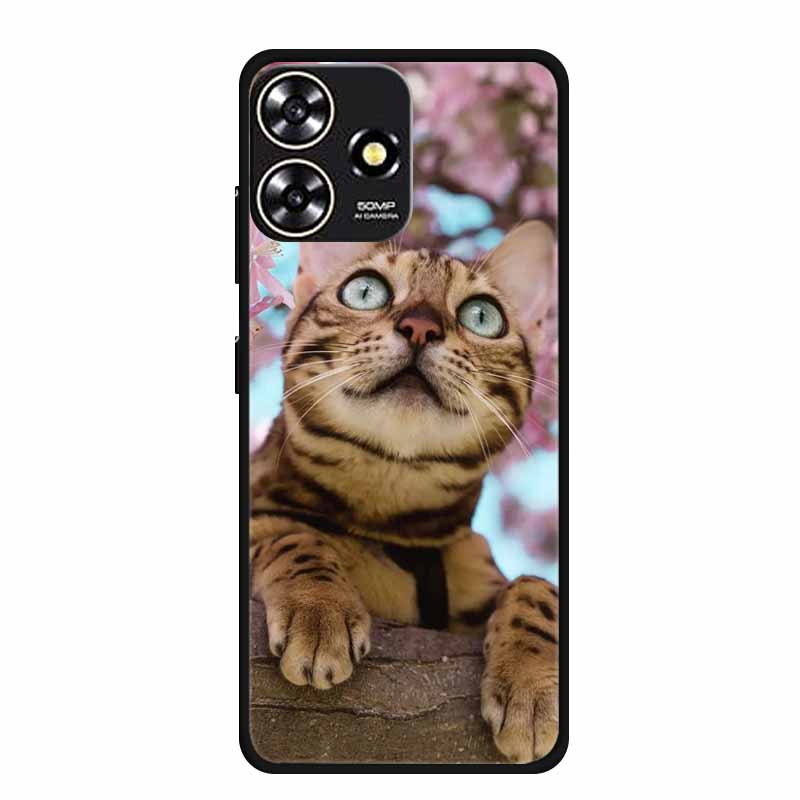 Cool Silicone Cover for ZTE Blade V50 Design 4G Case Printed Fashion Soft Back Cover for Blade V50Design Case Protective Shells