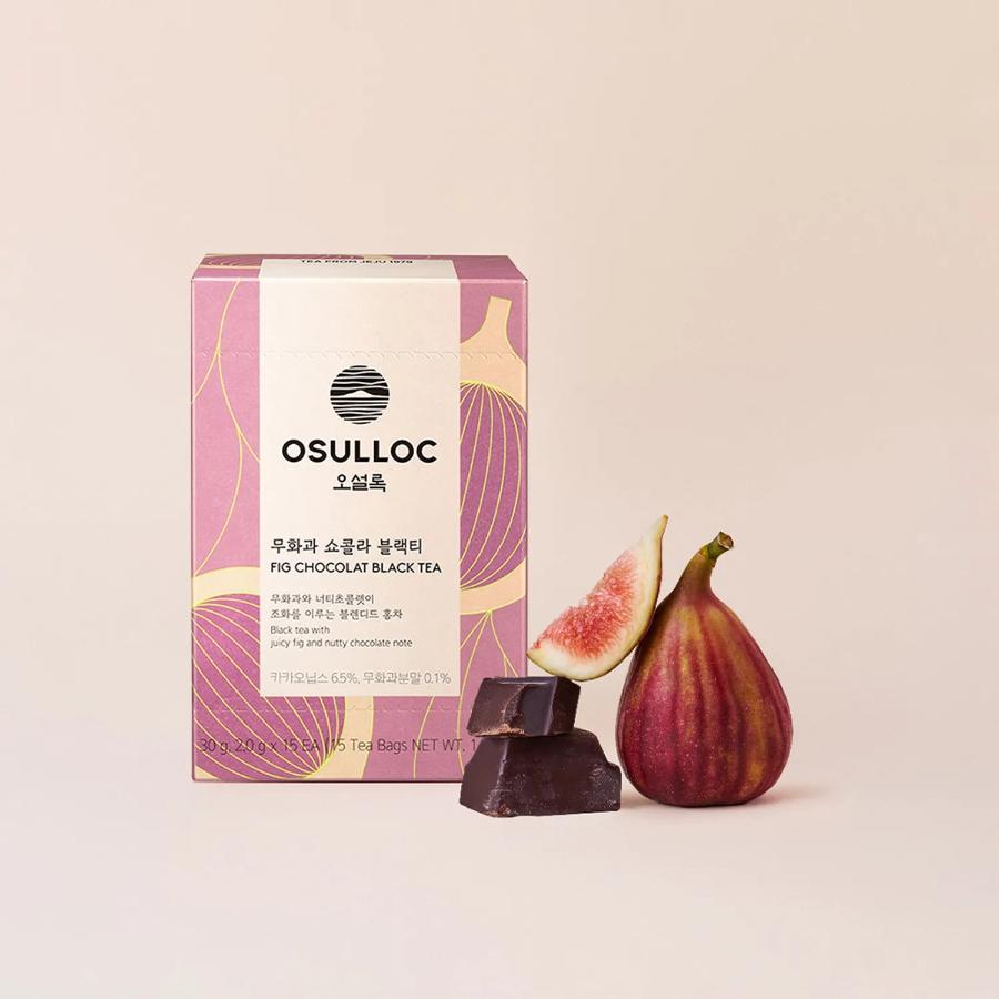 OSULLOC Fig Chocolat Black Tea 15ea*2box Black Tea 15ea*2box