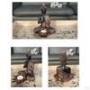 Uchwyt Buddy Blat Tealight Decor Posągi Kolekcjonerska figurka Rzeźba na relaksujący prezent