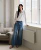 THEELO Urban Flare Denim Pants (Deep Denim)
