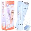 Women's Electric Epilator And Trimmer 2-in-1 Dual Head Bikini Area Shaver for Smooth Intimate Skin Hair Removal