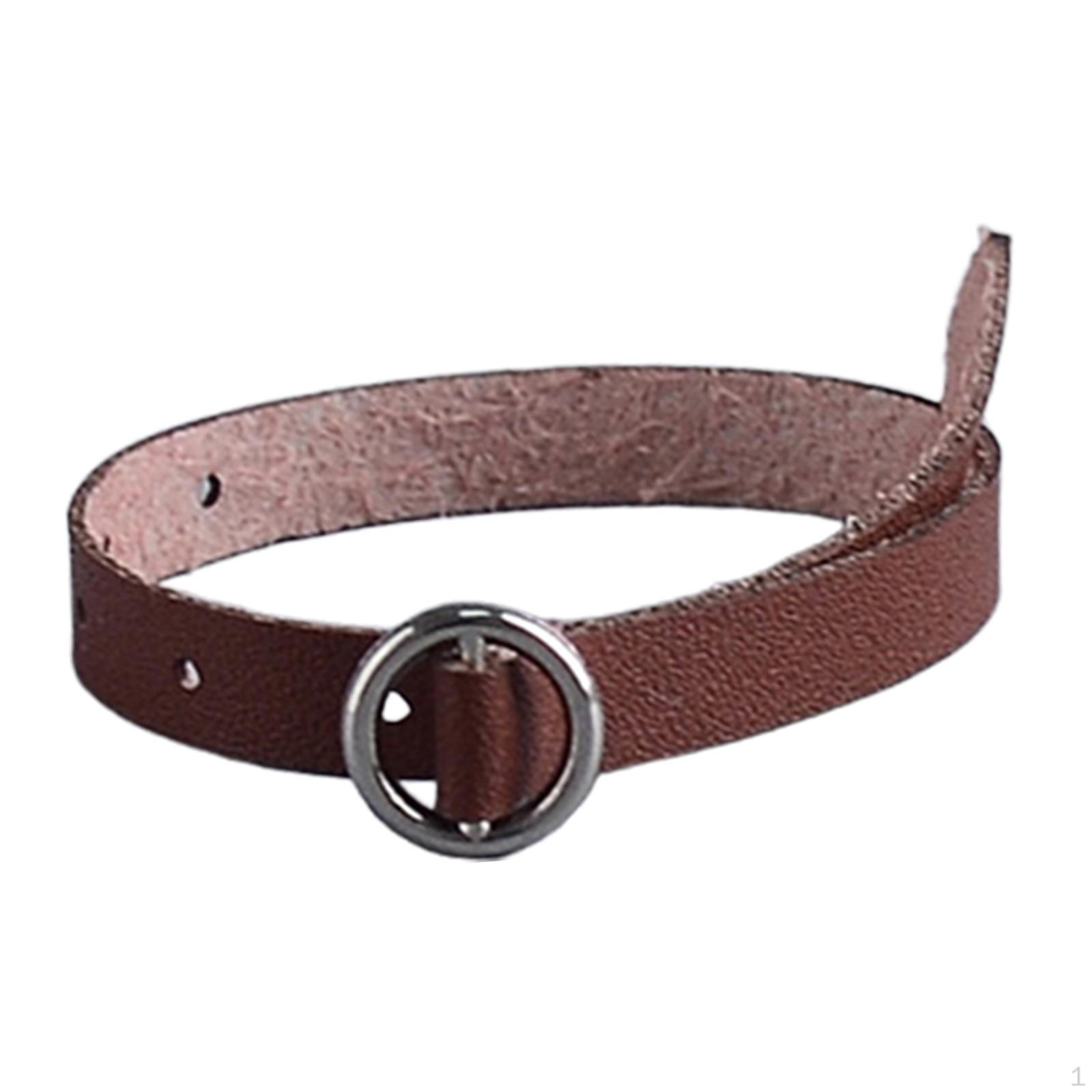 

1/12 Doll Belt, Fashion Accessory for 15cm Dolls And Action Figures коричневый