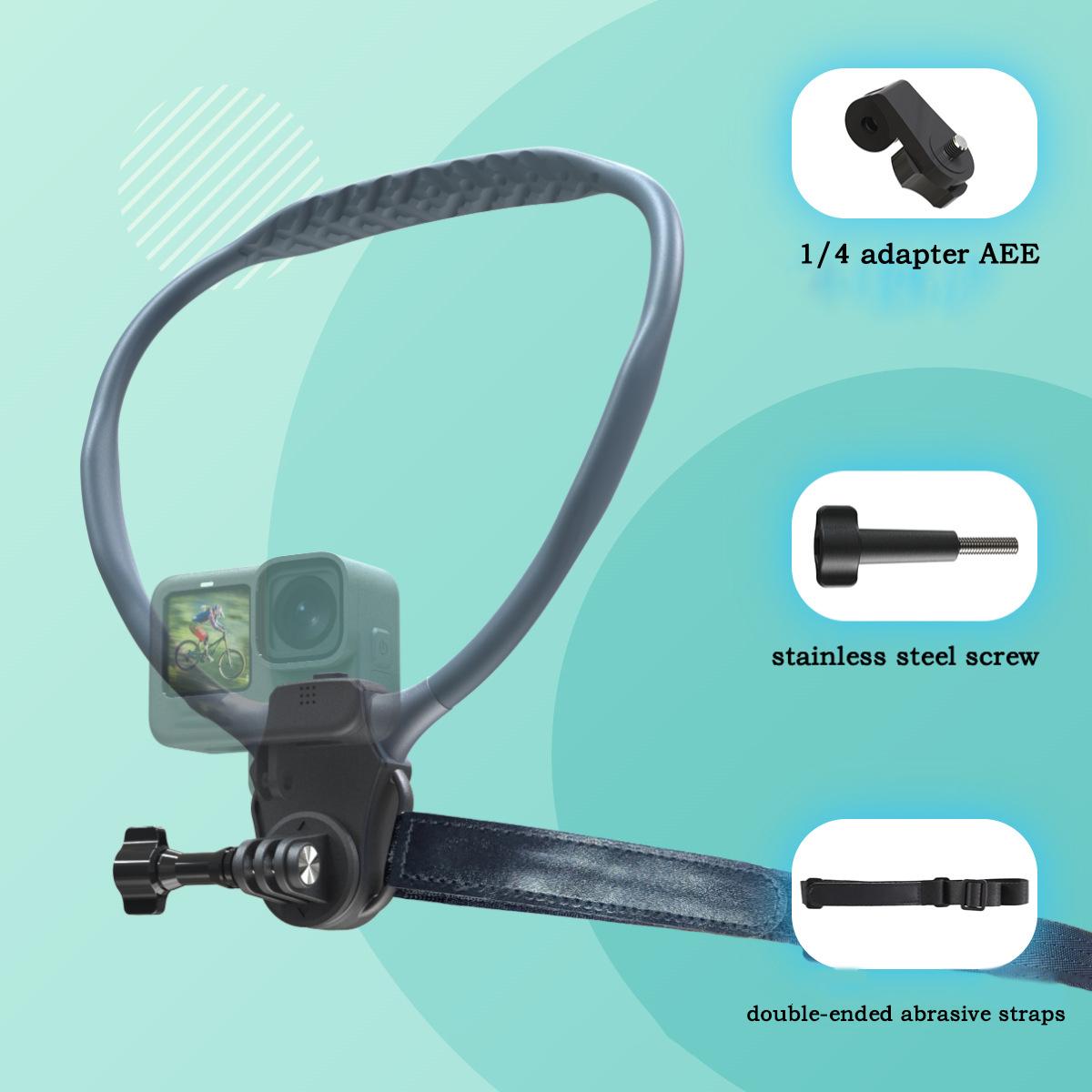 

Silicone Neck Bracket Magnetic Bracket Fixed Holder Outdoor Shockproof Mobile Phone Holder Camera Mount For GoPro For Iphone 16