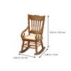Rocking Chair Furniture Tiny Small Model Dolly House Mini Adorable Baby Accessories