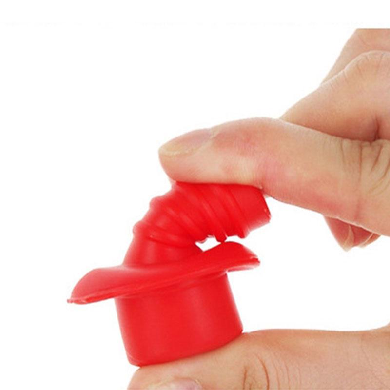kitchen&Bar Tools Wine Silicone Stoppers Preservation Beer Lid Beverage Closures Seasoning Bottle