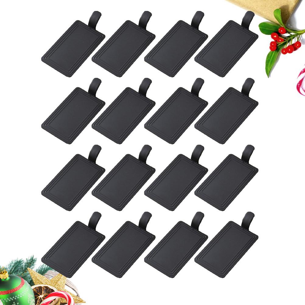 100Pcs Mousse Base Boards Rectangular Cake Boards Dessert Tray Birthday Wedding Black 10x6cm Cake Tools Bake Display