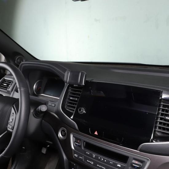 Black ABS Center Console Air Vent Phone Holder For Honda Pilot 2016-