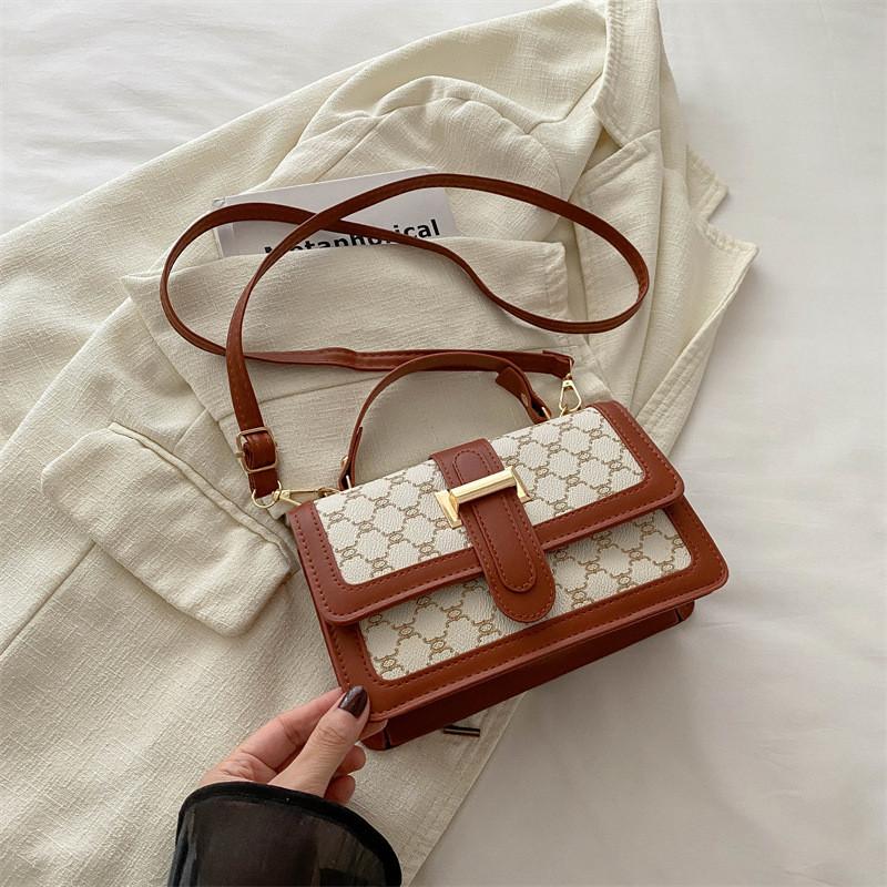 2024 New Vintage Style High-quality Single Shoulder Bag With Unique Print Design