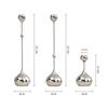 3Pcs Silver Gold Black Tabletop Candle Holders Romantic Art Table Decoration Wedding Photography Props Desktop Ornaments