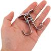 2/4pcs Stainless Steel Ceiling Plant Hooks Ceiling Mount Hanger For Home Residential Office Use