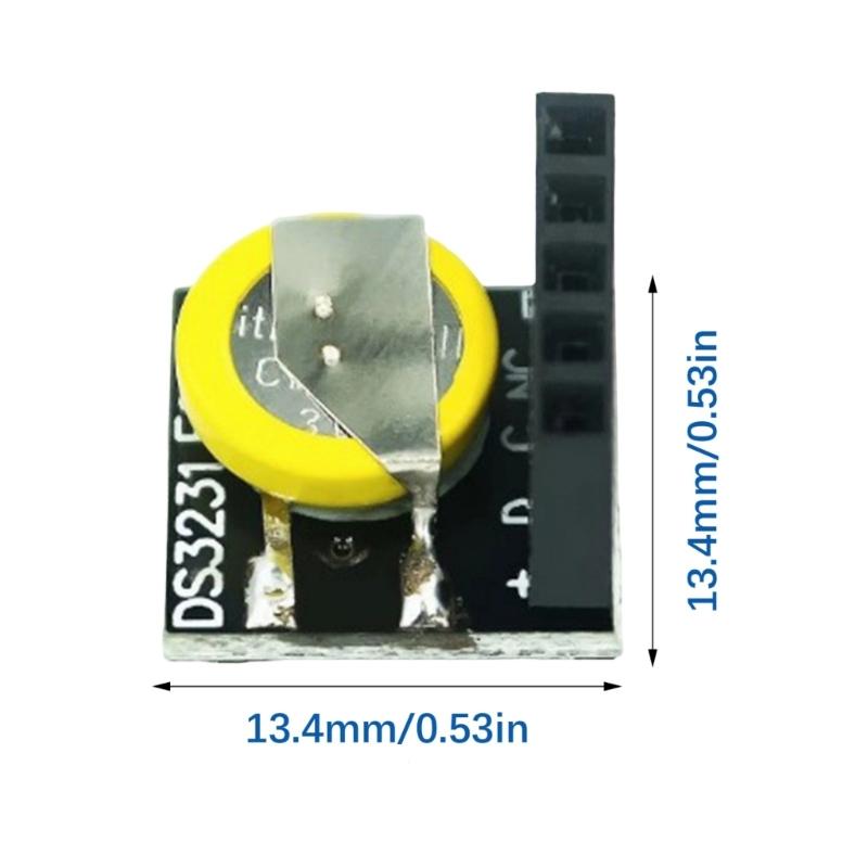 DS3231 Double Voltages 3.3V/5V Real Time Clock Module CR2032 Holder And I2C Interfaced Compatibility