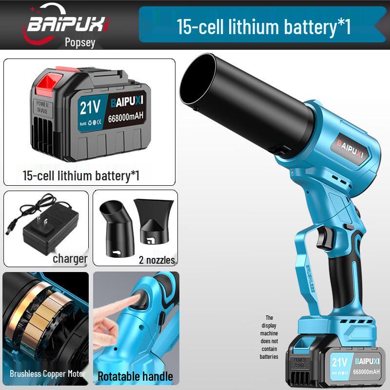 

BAIPUXI Cordless Lithium-Ion Blower CN plug (adapter included)