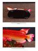 Golden Arowana Wealth-Attracting Feng Shui Ornament for Living Room, Wine Cabinet, or Office Desk - Prosperous Chinese Resin Decoration.