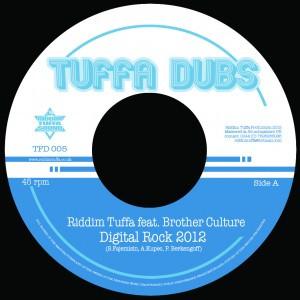 

7inch Record RIDDIM TUFFA BROTHER CULTURE Digital Rock 2012 TFD005 Tuffa Dubs 2012 UK Reggae Ska Dub Used