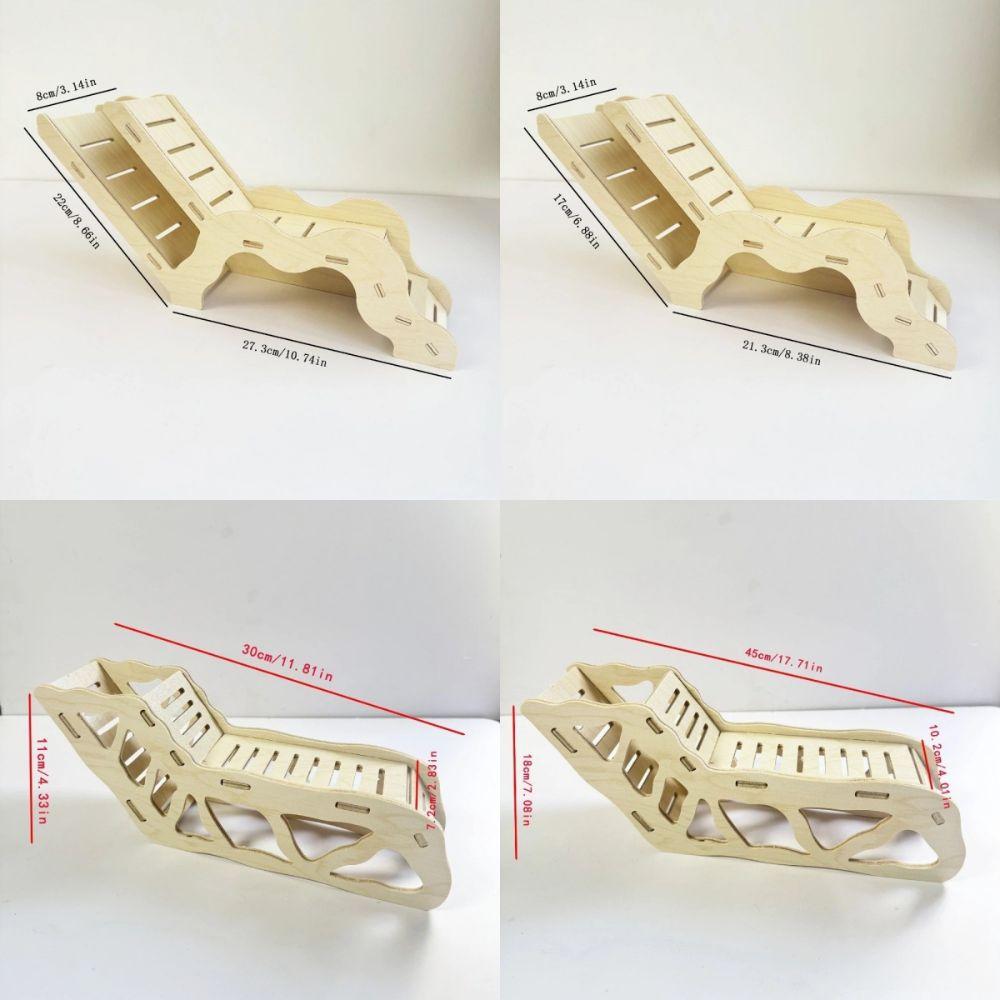 Large Size Hamster Tunnel Toy Wooden Pet Cage Furniture New Underground Cave  Small Pet Use
