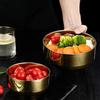 Mirror Finish Stainless Steel Bowl Thickened Construction Tableware Dishwasher Safe Dinnerware for Home Use