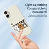 For iPhone 17 Case Three Animal Dolls Pattern Printing Straight Edge TPU Phone Back Cover