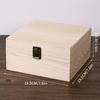 Wooden Box Bridesmaid Favor with Clasp Candy Case DIY Hinged Decorative Rustic Unfinished