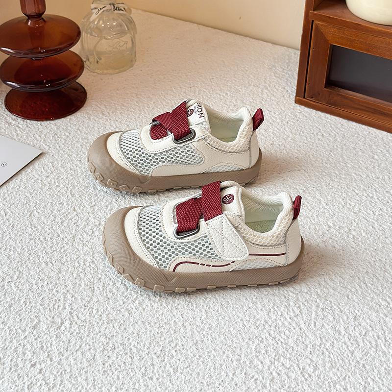 Children's sports shoes 2025 summer new girls mesh shoes baby soft sole boys breathable mesh shoes functional shoes