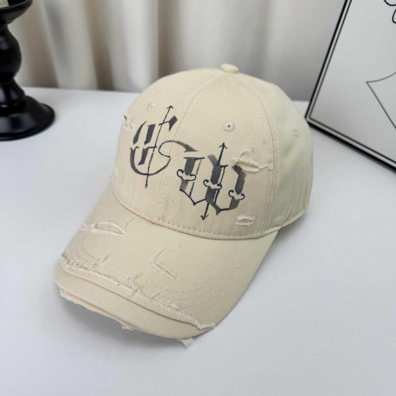 American Street Gothic Embroidered Cotton Baseball Cap With Adjustable Fit For Casual Wear
