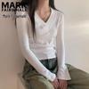 Camiseta Feminina Manga Longa Decote V
