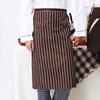 1pcs Chef's Apron Half-length Neck-hanging El Cooking Restaurant Restaurant Coffee Bar Waiter Work Apron Unisex Striped Apron