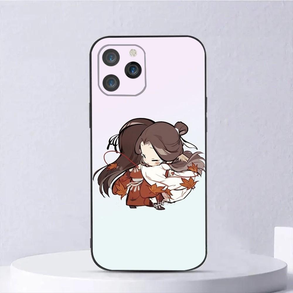 

Heaven Officials Blessing Phone Case For iPhone 15,14,13,12,11,Plus,Pro Max,XS,X,XR,SE,Mini,8,7 Soft Silicone Black Cover iPhoneX