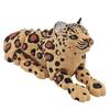 New 3D Printed Snow Leopard Model Simulation Multi-joint Movable Wild Animals Figurines Miniatures Home Decoration Crafts Figurines