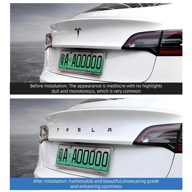 1 Stück Auto-Emblem-Aufkleber Auto-Kofferraum-Aufkleber Dekoration Aufkleber für Tesla Model 3 S X Y Cybertruck Roadster SpaceX Autozubehör