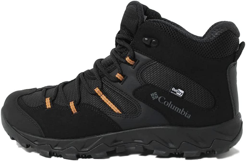 Columbia Sabre Five Mid Outdry Wide YI8135 Shoes 28cm Gold Amber Men's Black,