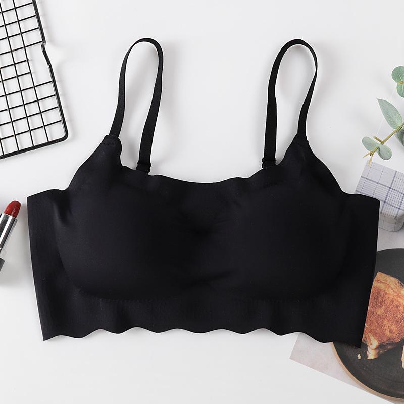 Nahtloser kabelloser Push-Up Schlaf-Stütz-Anti-Shake Sport-BH der zweiten Generation für Damen